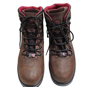 Avenger Mens XXWide Soft Toe Work Boots Size 17 Brown